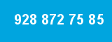 928 872 75 85 928 872 75 85